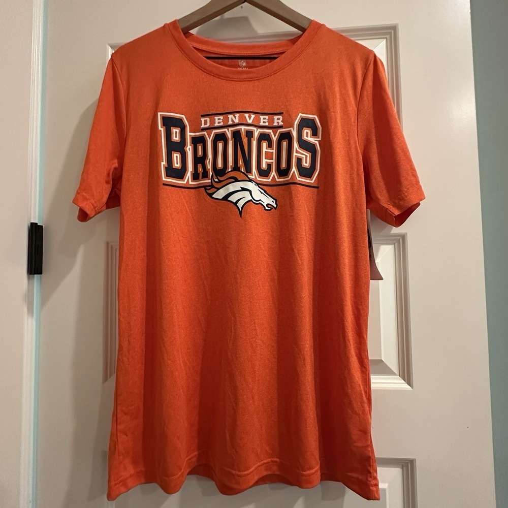 NFL TEAM Mens Denver Broncos Shirt Sportswear Gameday Athleisure XXL‎